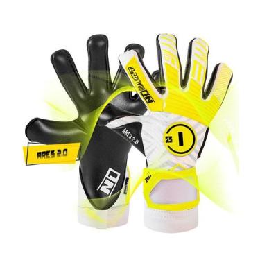 Imagem de Luva de Goleiro Profissional N1 Ares - N1 Goalkeeper Gloves, 8, Neon