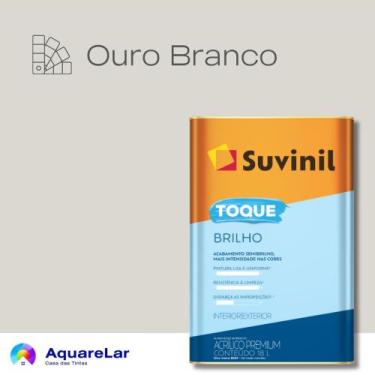 Imagem de Toque Brilho Suvinil Semibrilho 16L, OURO BRANCO