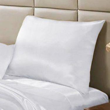 Imagem de 1 Fronha Simples de Seda Charmousse 90cmx50cm - Dryka Enxovais, BRANCO