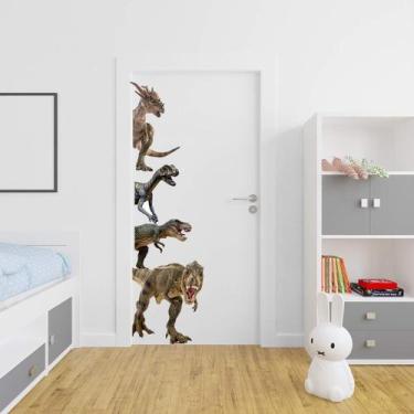 Imagem de Adesivo de Porta Dinossauro 3D Mod01 - Lojinha da Luc Adesivos