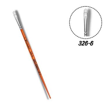 Imagem de Pincel Condor 326-06 Língua de Gato Sintético Cabo Curto