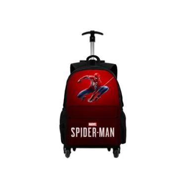 Imagem de Bolsa Mochila Escolar Para Criança Infantil Com Rodinha De Carrinho Pa