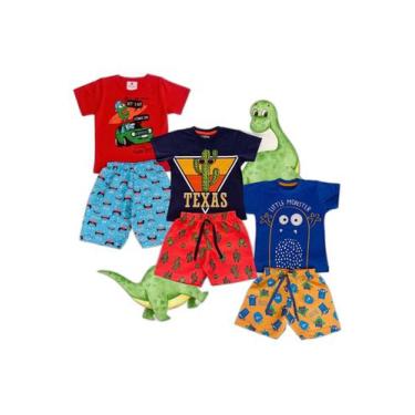 Imagem de Lote 10 Peças Roupa De Bebê Menino Kitilica Kids Tam 1