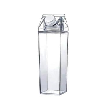 Imagem de Garrafa Acrílico Squeeze Para Bebidas Agua Suco Leite Refrigerante Chá