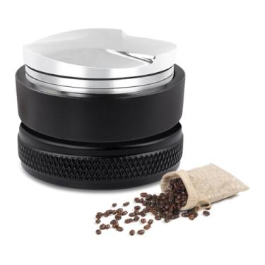 Imagem de PHILORN Tamper de café, distribuidor de café de 53 mm serve para filtro portátil Breville de 54 mm, ferramenta de distribuição de café de profundidade ajustável, ferramenta de distribuição de café de