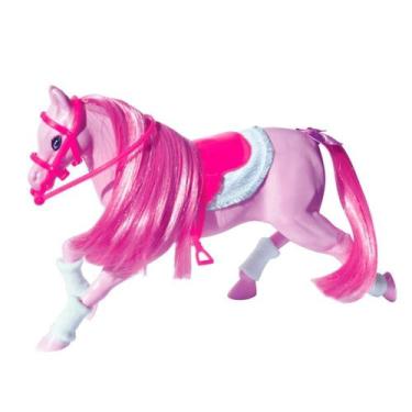 Imagem de Brinquedo Figura Cavalo Fashion Rosa E Acessorios 2458 - Lider Brinque