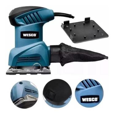 Imagem de Lixadeira Orbital Oscilante Treme Treme 240W Wesco Ws4151, 220V
