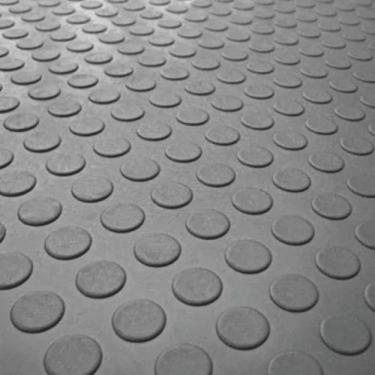 Imagem de Piso Emborrachado Relevo Moeda 2mm 0,65X1,3m Passadeira Piso - Kapazi,