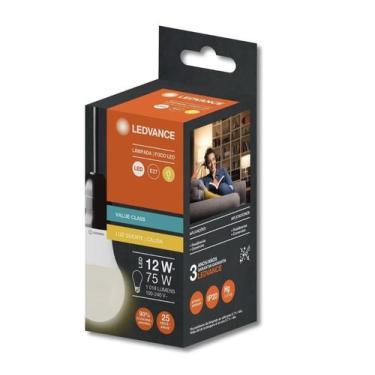 Imagem de Kit 05 lampadas led cla75 12w 3000k 1018lm biv e27 - osram - LEDVANCE/