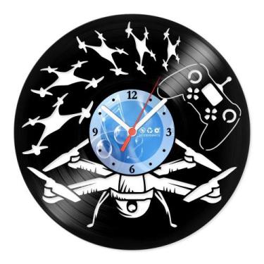 Imagem de Relógio De Parede Disco Vinil Diversos - Drone - VDI-057 - Modernarte
