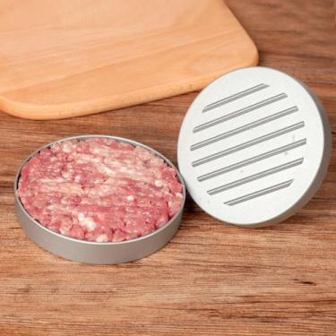 Imagem de Modelador Forma Prensa Para Hambúrguer Gourmet Em Alumínio - Yaay