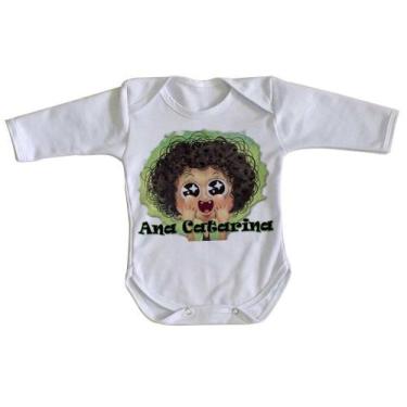 Imagem de body nenê criança roupa bebê manga longa Irmão do Jorel Ana Catarina -