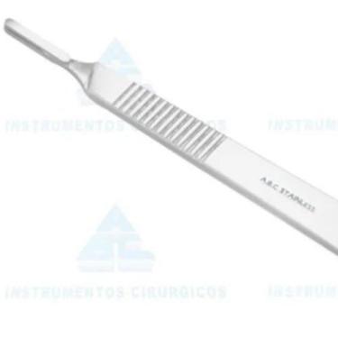 Imagem de Cabo Para Bisturi Aço Inoxidável - ABC