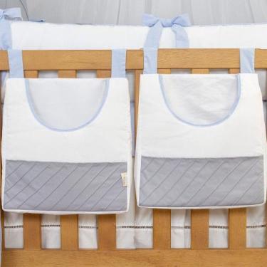 Imagem de Porta Fraldas Urso Clássico Cinza 2 peças - Giz de Cor