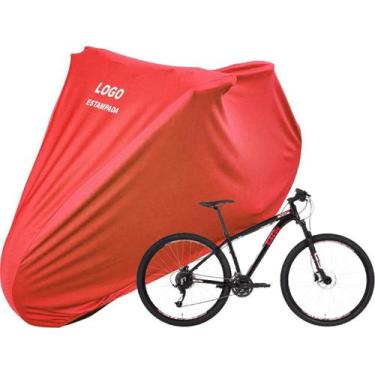 Imagem de Capa Para Proteger Pintura Bike Caloi Mojave Mtb Aro 29 - Mz, Vermelho