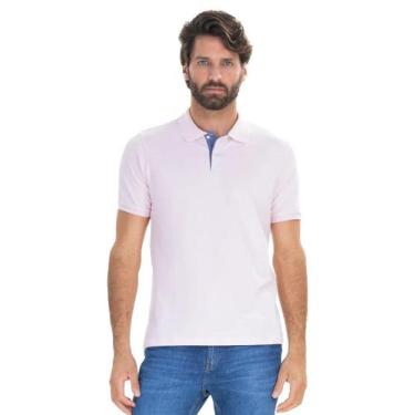 Imagem de Camisa Polo Manga Curta Masculina 007001001 Slim Ogochi Rosa, XGG, Ros