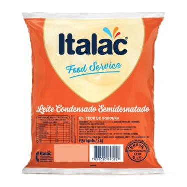 Imagem de Leite Condensado Italac Bisnaga 2,5kg