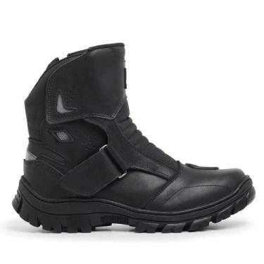 Imagem de Bota Masculina Master Boots em Couro Confort Plus Preta, 39, Preto, Ma