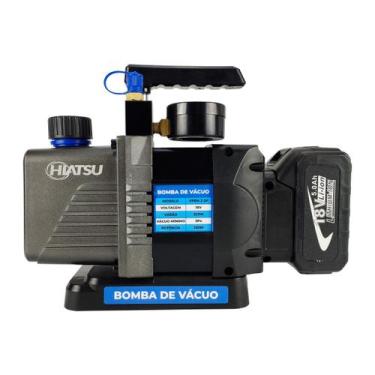 Imagem de Bomba De Vacuo 3cfm A Bateria C/ Vacuometro Integrado Hiatsu