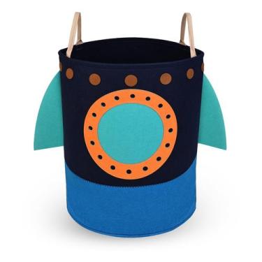 Imagem de Cesto de Roupa Suja RareCi Rocket Large - Para Armazenamento de Brinqu