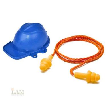 Imagem de kit Protetor Auditivo de Silicone Tipo Plug - Kalipso K10, 5 UND