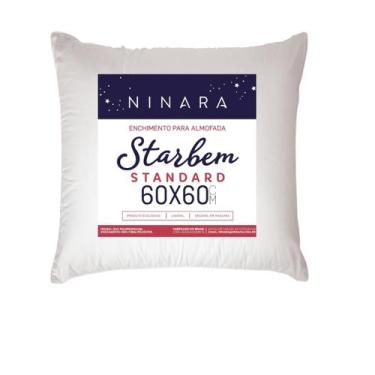Imagem de Enchimento Recheio Almofadas TNT Refil 60x60 Branco - Ninara 