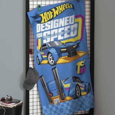 Imagem de Toalha De Banho Felpuda Infantil Hot Wheels Speed 16 Dohler
