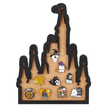 Imagem de BENECREAT Quadro de Pinos Placa de Cortiça de Castelo Quadro de Exibição de Avisos, 2 cm de Espessura Placa de Cortiça Montado na Parede para Armazenamento de Broches, Escritório Casa Escola Decoração