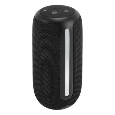Imagem de Alto-falante Bluetooth Portátil, Alto-falante Bluetooth Sem Fio de Som Estéreo Com Luz RGB, Elegante Alto-falante Portátil à Prova D'água IPX4 para Viagens, Festas Em Casa,