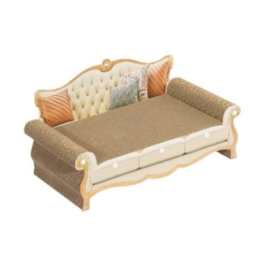 Imagem de Generic Arranhador para gatos Sofá Lounge Vintage Multifuncional Dormir Gatinho Treinamento Grande Brinquedos para gatos Papelão ondulado para gatos de, Style a