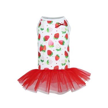 Imagem de INGSIST Roupas de Dia dos Namorados para cães pequenos, médios, tamanhos PP, P, M, G, GG, meninas, cachorrinhos, animais de estimação, aniversário, férias