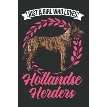 Imagem de Hollandse Herder Tagesplaner: Hollandse Herder Mädchen Holländischer Schäferhund/Kalender 2023 & 2024 / Wochenplaner Tagesplaner Planer/Planungsbuch To-Do-Liste / 6x9 Zoll / 100 ausfüllbare Seiten
