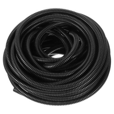 Imagem de HARFINGTON Tubo de tear de fio de 1,2 m - 1/10.2 cm, protetor de cabo de mangueira de conduíte de fio, mangas de cabo, capa de fio elétrico flexível
