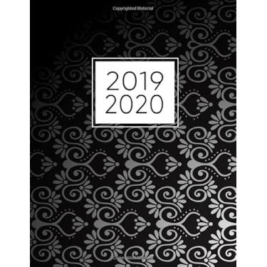 Imagem de 2019-2020: 2019-2020 Weekly and Monthly Planner, Agenda, Organizer & Journal, Large, 16 Month Calendar (September 2019 - December 2020) | Black Mandala Pattern