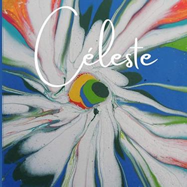 Imagem de Céleste carnet de notes vierge avec émojis format carré: notebook intime de soi connexion céleste