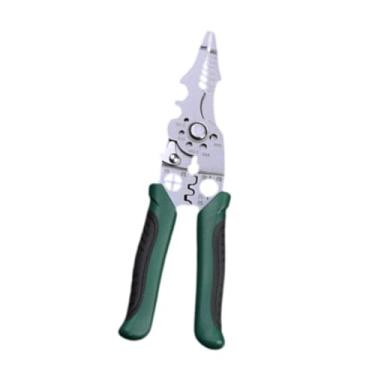 Imagem de Baoblaze Descascador de fio bobina enrolador portátil confortável aperto multiuso profissional ferramenta de fiação manual ferramenta de descascamento de fio, Verde