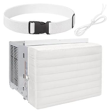 Imagem de Carreuty Capa para Ar Condicionado Interno Capa para Unidade de Parede Interna Capas Internas para Ar Condicionado de Janela 21 X 15 X 3,5" com Revestimento Antiderrapante Capa Protetora para Ar Condi