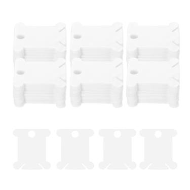 Imagem de HARFINGTON 360 peças bobinas de fio dental bordado, suporte organizador de linha de ponto cruz de plástico, cartões de costura, armazenamento de ferramentas de triagem para artesanato faça você mesmo,