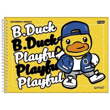 Imagem de Caderno Cartografia Espiral 80 Fls B.Duck Capa 2 - Jandaia