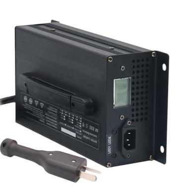 Imagem de Carregador de bateria para carrinho de golfe 36 volts 25A Carregador de carrinho de golfe 36v com plugue Big Crowfoot para carro de clube, EZGO (chumbo-ácido)