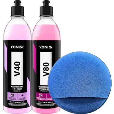 Imagem de Kit Polidor V40 + Selante V80 Vonixx Aplicador com encaixe de mão