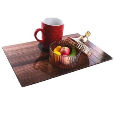 Imagem de Porta Copo Para Braço de Sofá Esteira Madeira Individual - Lelele