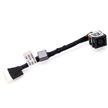 Imagem de Deal4GO Substituição da porta de carregamento do chicote de cabos de alimentação CC para Dell Alienware 17 R1 M17X R1 R5 VAS00 0R085W R085W DC30100M200