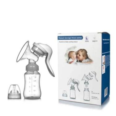 Imagem de Bomba de tirar leite materno extrator manual mamadeira coletor 150ml g