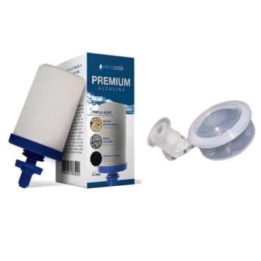 Imagem de Kit 01 un Vela Oásis Água Alcalina Tripla Ação Prata  + 01 un Boia Ori