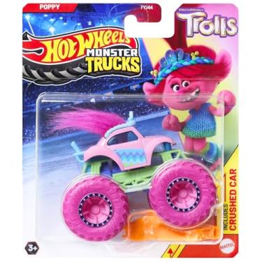 Imagem de Hot Wheels Monster Trucks New for 2024 1:64 Scale (Trolls Poppy)