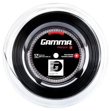 Imagem de Corda Gamma Poly Z 17L 1.25mm Preta Rolo com 200 metros 