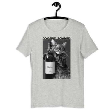 Imagem de Camiseta Tshirt Feminina Good Times - Amazing, Cinza, P, Mulher