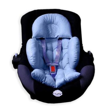 Imagem de Colchonete para Bebe Conforto e Carrinho - NoBrand, Azul