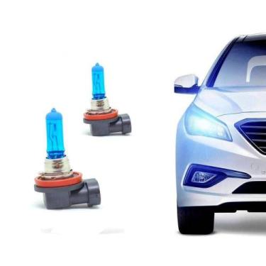 Imagem de Par Lâmpada Super Branca H11 55w 12v Efeito Xenon Premium Inmetro - Ti